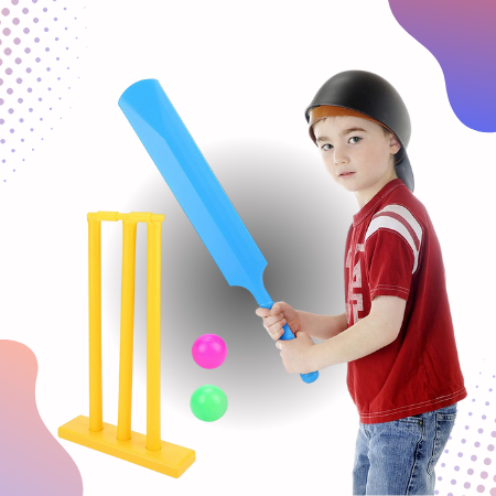 Greensen Kids Cricket Set ABS Plastic Cricket Bat